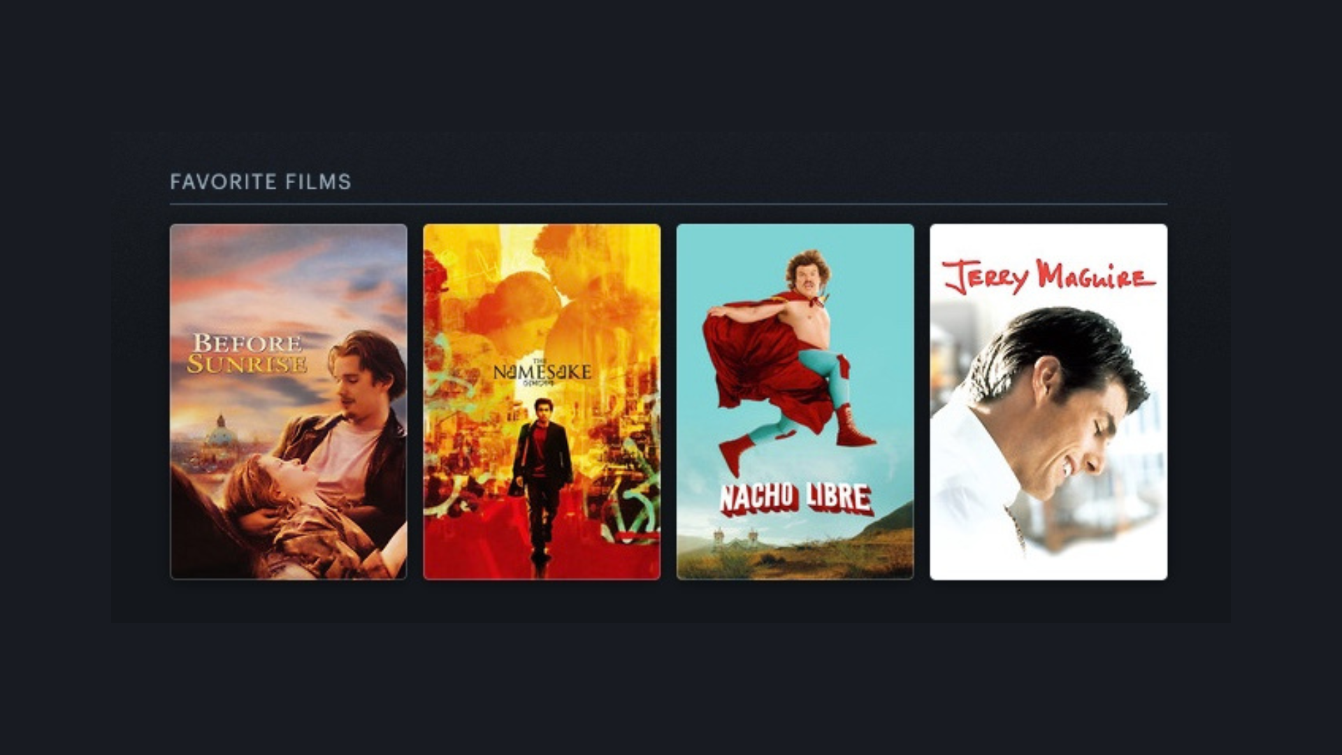 Letterboxd profile